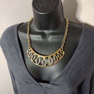 20 Inch Gold Tone Monet Necklace